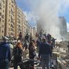 Dans la banlieue sud de Beyrouth, fief du parti chiite pro-iranien Hezbollah, les dégâts provoqués par un bombardement israélien début octobre. (Virginie Pironon)