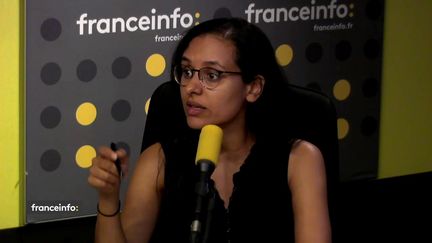 "Quand vous voyez une femme se faire embêter dans la rue, ne la laissez pas toute seule", dit Fatima El Ouasdi, présidente et co-fondatrice de l'association Politiqu'elles. (FRANCEINFO)