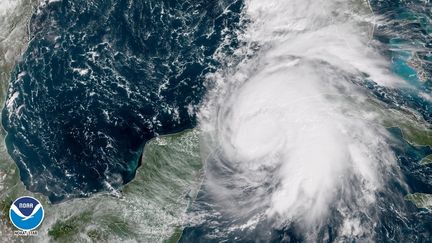 Vue satellite de l'ouragan Michael, le 8 octobre 2018. (NOAA)