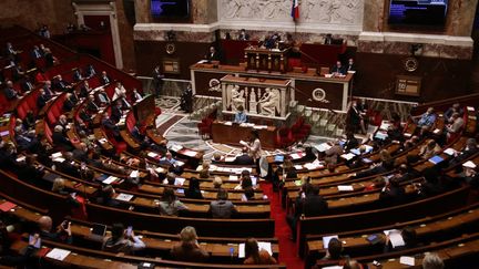 L'Assemblée nationale, le 22 juin 2021 à Paris. (QUENTIN DE GROEVE / HANS LUCAS / AFP)