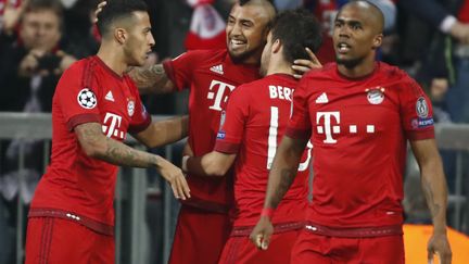 La joie des joueurs du Bayern Munich (ODD ANDERSEN / AFP)