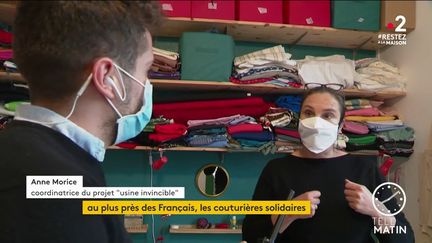 Anne Morice, coordinatrice du projet Usine invisible dans le Morbihan (France 2)