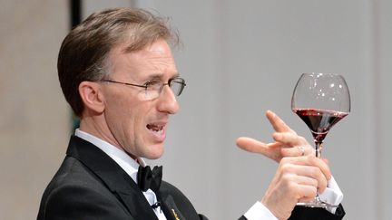 Le Suisse Paolo Basso a &eacute;t&eacute; &eacute;lu meilleur sommelier du monde, le 29 mars 2013&nbsp;&agrave; Tokyo (Japon). (TOSHIFUMI KITAMURA / AFP)