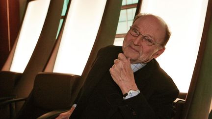 Michel Tournier le 17 janvier 2007 à Paris, avant l'enregistrement d'une émission pour France 5
 (Olivier Laban-Mattei / AFP)