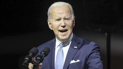 Le président américain Joe Biden à Philadelphie (Pennsylvanie) le 1er septembre 2022 (SAQUAN STIMPSON - CNP / CONSOLIDATED NEWS PHOTOS)