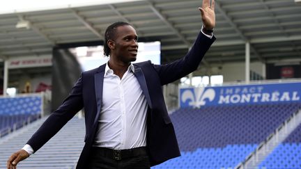 Didier Drogba est arrivé en fin de contrat le 1er janvier dernier après 18 mois passés au sein de l'Impact de Montréal en MLS. (FRANCK FIFE / AFP)