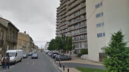 Le couple a &eacute;t&eacute; retrouv&eacute; dans l'immeuble Etendard de la rue Eug&egrave;ne-Leroy, &agrave; Bordeaux (Gironde), le 10 f&eacute;vrier 2014. (GOOGLE MAPS)