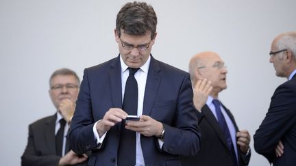 Le ministre du Redressement productif, Arnaud Montebourg, le 14 juillet 2013 &agrave; Paris.&nbsp; (MARTIN BUREAU / AFP)