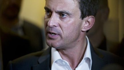 Manuel Valls, député-maire d'Evry et candidat à la primaire PS (FRED DUFOUR / AFP)