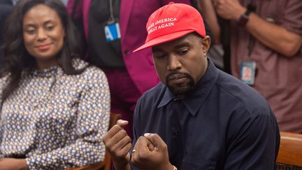 Le rappeur Kanye West a rencontré Donald Trump à la Maison Blanche le 11 octobre 2018.
 (SAUL LOEB / AFP)