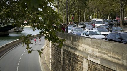 Les voies sur berge à Paris (THOMAS PADILLA / MAXPPP)