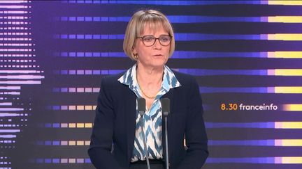 Véronique Louwagie, députée Droite Républicaine et vice-présidente de la commission des finances de l’Assemblée nationale, était invitée dans le 8h30 du 17 novembre 2024. (FRANCEINFO / RADIO FRANCE)