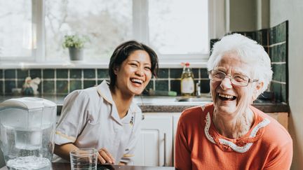 The Oui Care group, one of the personal services organizations in France, relies on 20,000 employees throughout the country. (Illustration) (CATHERINE FALLS COMMERCIAL / MOMENT RF / GETTY IMAGES)