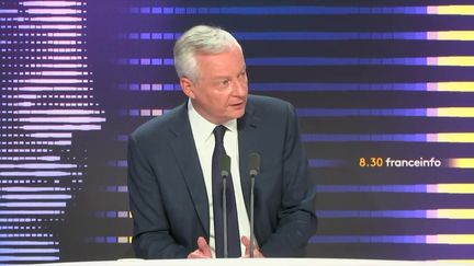 Bruno Le Maire sur franceinfo, le 7 septembre 2023. (FRANCEINFO / RADIOFRANCE)