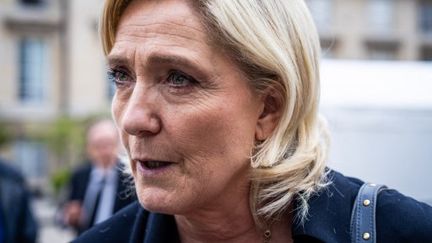 Marine Le Pen à Paris, le 10 juillet 2024. (XOSE BOUZAS / AFP)