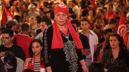 Manifestation en 2013, commémorant les événements de 2011 et le départ de la révolution ‘arabe’ à Tunis où les revendications féministes ont été particulièrement appuyées. (Amine Ghrabi/Flick, CC BY-SA)