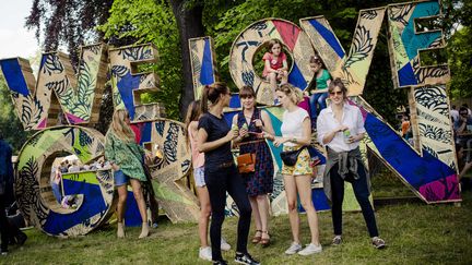 Le festival We Love Green, le 31 mai 2014, au parc de Bagatelle. (MARLENE AWAAD / MAXPPP)