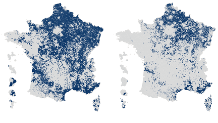 AVANT/APRES. Présidentielle : découvrez l'évolution du vote Le Pen entre les deux tours en gif animé (FRANCEINFO)