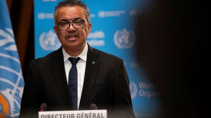 Tedros Adhanom Ghebreyesus, le président de l'Organisation mondiale de la santé, au siège de l'organisation à Genève, le 18 janvier 2021. (CHRISTOPHER BLACK / WORLD HEALTH ORGANIZATION)