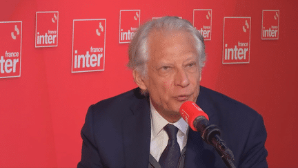 Dominique de Villepin, ancien Premier ministre, était l'invité de France Inter, le 20 février 2023. (FRANCE INTER / RADIO FRANCE)