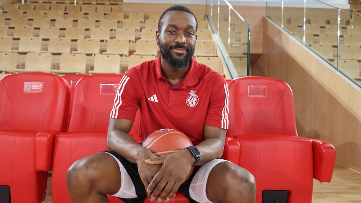 Kemba Walker sous les couleurs de Monaco, à la salle Gaston-Médecin, le 13 septembre 2023. (MAXPPP)