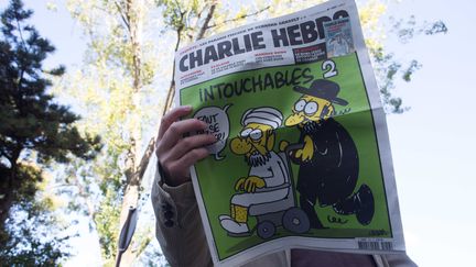 "Charlie Hebdo" est au c&oelig;ur d'une pol&eacute;mique apr&egrave;s la publication de caricatures de Mahomet, le 19 septembre 2012. (REVELLI-BEAUMONT / SIPA )