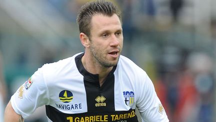 Le joueur de Parme Antonio Cassano