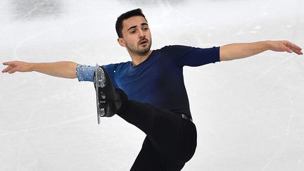 Kevin Aymoz sera le représentant tricolore masculin à Stockholm. (MARCO BERTORELLO / AFP)