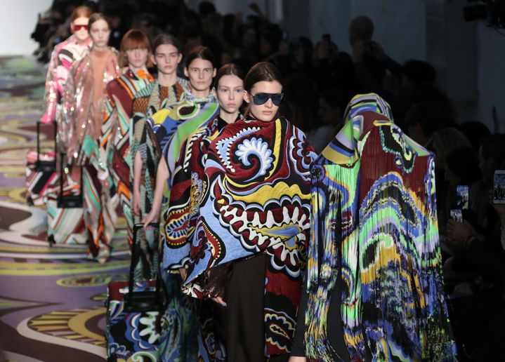 Pucci automne-hiver 2017-18, à Milan, février 2017
 (Yasushi Kanno / Yomiuri / The Yomiuri Shimbun)