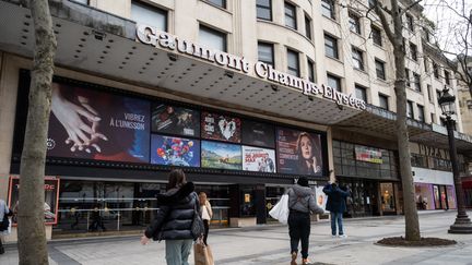 Le cinéma Gaumont Champs-Élysées (25 février 2021). (RICCARDO MILANI / HANS LUCAS)