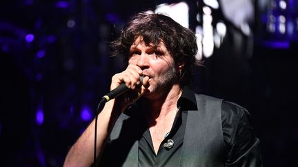 Le chanteur Bertrand Cantat lors d'un concert à La Rochelle (Charente-Maritime), le 1er mars 2018. (XAVIER LEOTY / AFP)