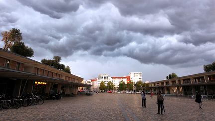 &nbsp; (Le ciel orageux au-dessus de Montpellier ce mercredi. © Maxppp)