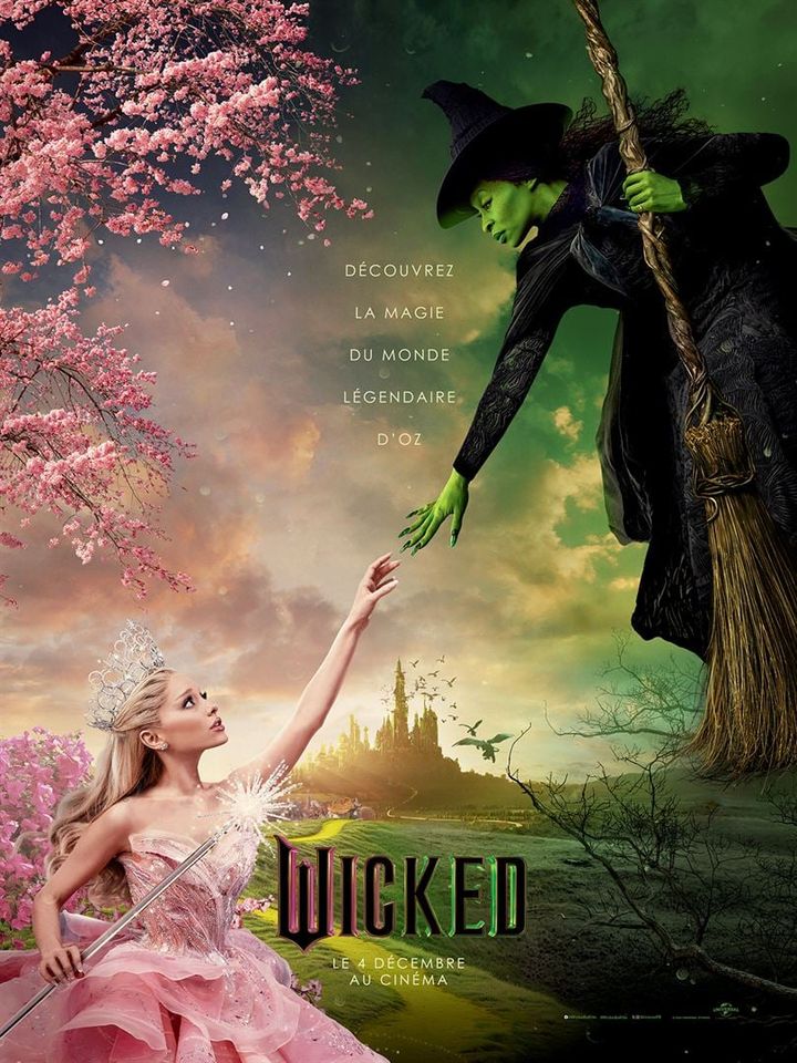 Affiche de "Wicked" réalisé par Jonathan M. Chu, en salle le 7 décembre 2025. (DR)