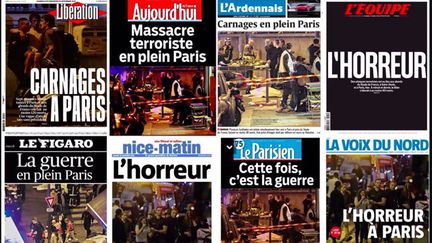 &nbsp; (Quelques unes de la presse française ce samedi matin. © Capture d'écran)