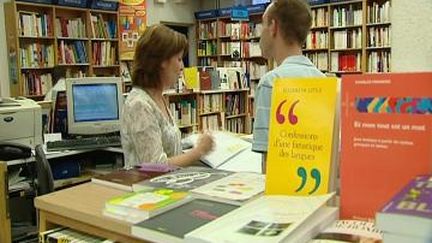 Une librairie vendant des manuels scolaires à Dijon (France 3)