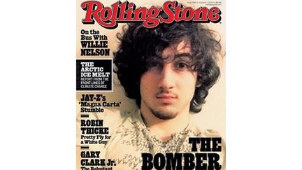 L'auteur pr&eacute;sum&eacute; de l'attentat de Boston, Djokhar Tsarnaev, &agrave; la une du magazine "Rolling Stone" dat&eacute; d'ao&ucirc;t 2013. (ROLLING STONE)