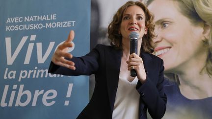 Nathalie Kosciusko-Morizet, le 25 août 2016 à Paris.&nbsp; (PATRICK KOVARIK / AFP)