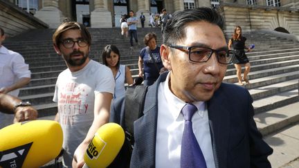 &nbsp; (Le directeur général de l'aviation civile malaisien Azharuddin Abdul Rahman à Paris ce lundi © REUTERS/Stephane Mahe)