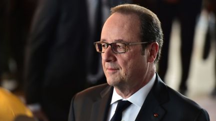 François Hollande a confié à notre correspondante Dominique André, que la vie d’après, pour lui, "ce n’était ni la retraite, ni un retrait". (CHRISTOPHE ARCHAMBAULT / AFP)