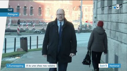 Le maire de Gdansk (Pologne) (France 3)