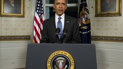 Barack Obama à la Maison Blanche le 8 avril 2011 (AFP / Saul Loeb)