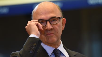 Pierre Moscovici, ancien ministre de l'Economie et futur commissaire europ&eacute;en aux Affaires &eacute;conomiques, &agrave; Bruxelles, le 2 octobre 2014. (EMMANUEL DUNAND / AFP)