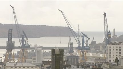 Vue du port de Brest (FTV)