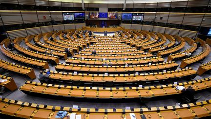 &nbsp; Une session du Parlement européen à Bruxelles (Belgique). (JOHN THYS / AFP)