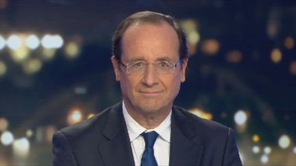 François Hollande au 20h de France 2 (FTV)