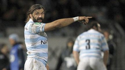 Sebastien Chabal et Morgan Parra (ALEXANDER KLEIN / AFP)