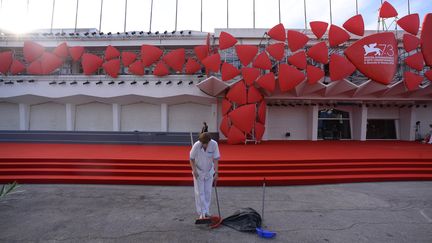 Venise, à la veille de l'ouverture de la 73e Mostra (30 août 2016)
 (Filippo Monteforte / AFP)