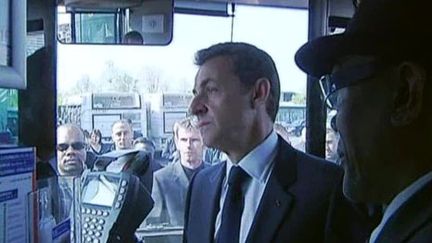 Nicolas Sarkozy en Seine-Saint-Denis le 20 avril 2010 (France 2)