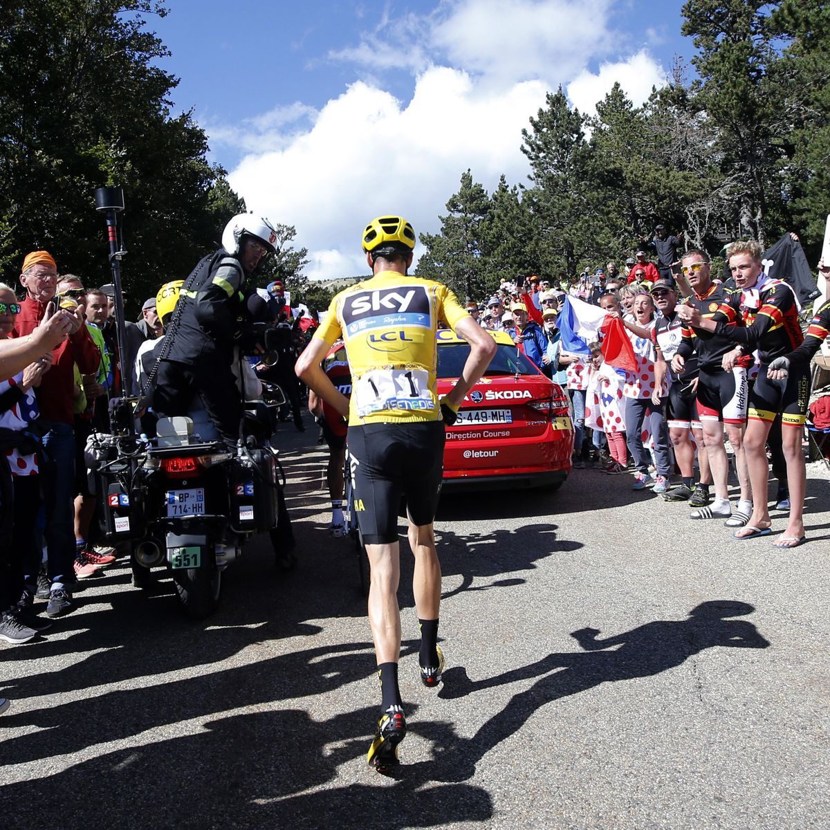 Tour de France c est arriv un 14 juillet Le maillot jaune