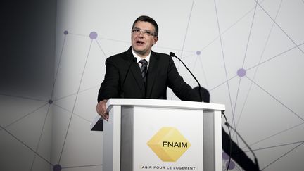 Jean-Marc Torrollion, lors du congrès de la FNAIM le 12 décembre 2017. (VINCENT ISORE / MAXPPP)